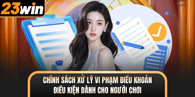 Chính sách xử lý vi phạm điều khoản điều kiện dành cho người chơi