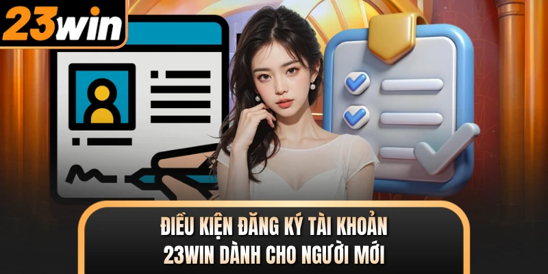 Điều kiện đăng ký tài khoản 23WIN dành cho người mới