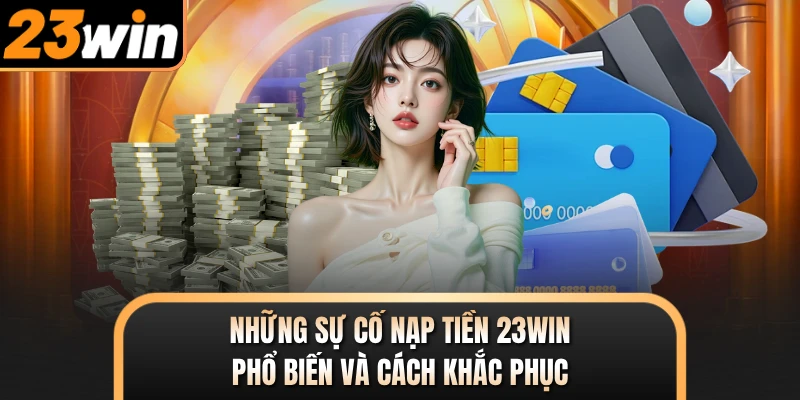 Những sự cố nạp tiền 23WIN phổ biến và cách khắc phục